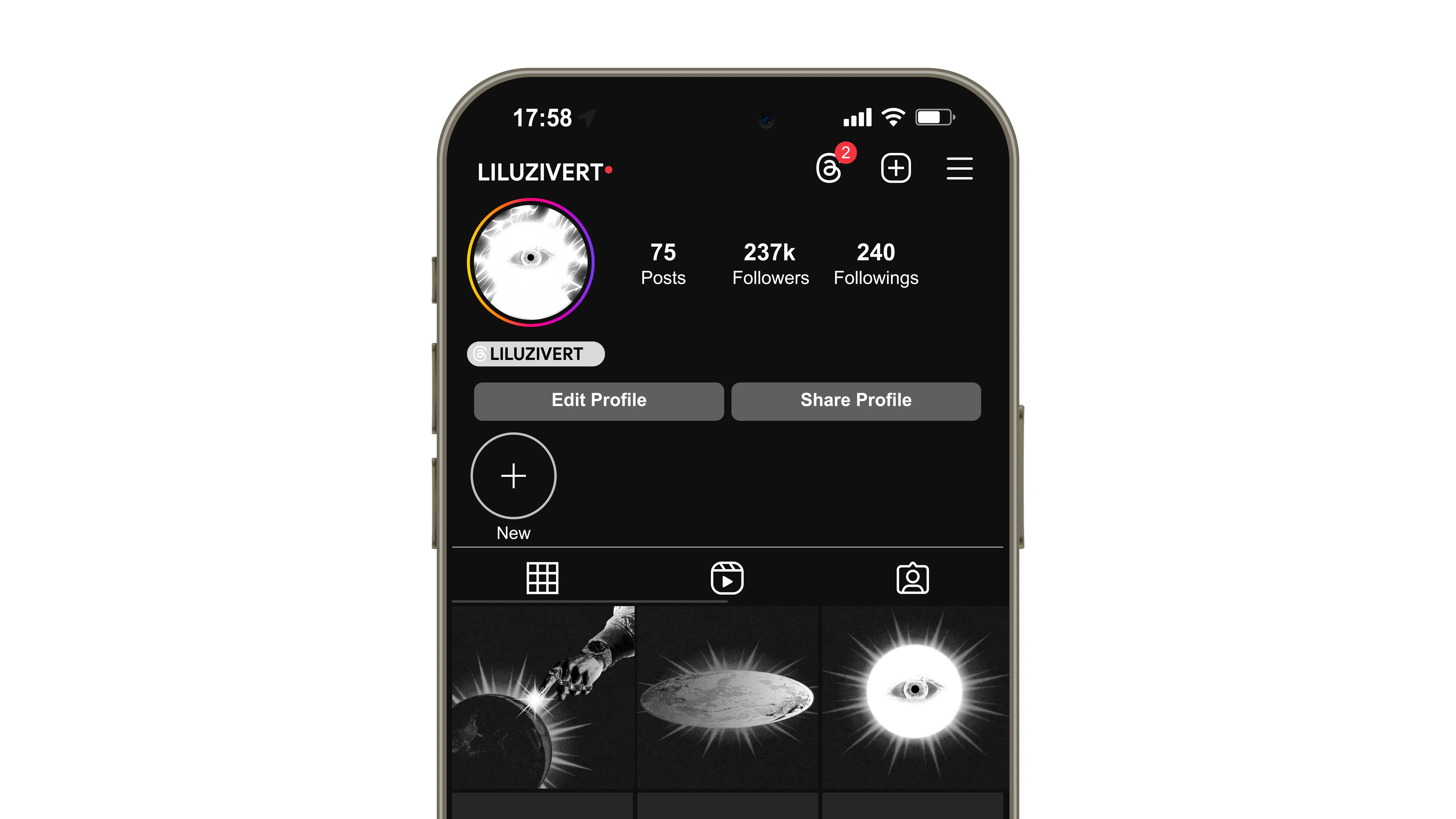 Instagram post mockup